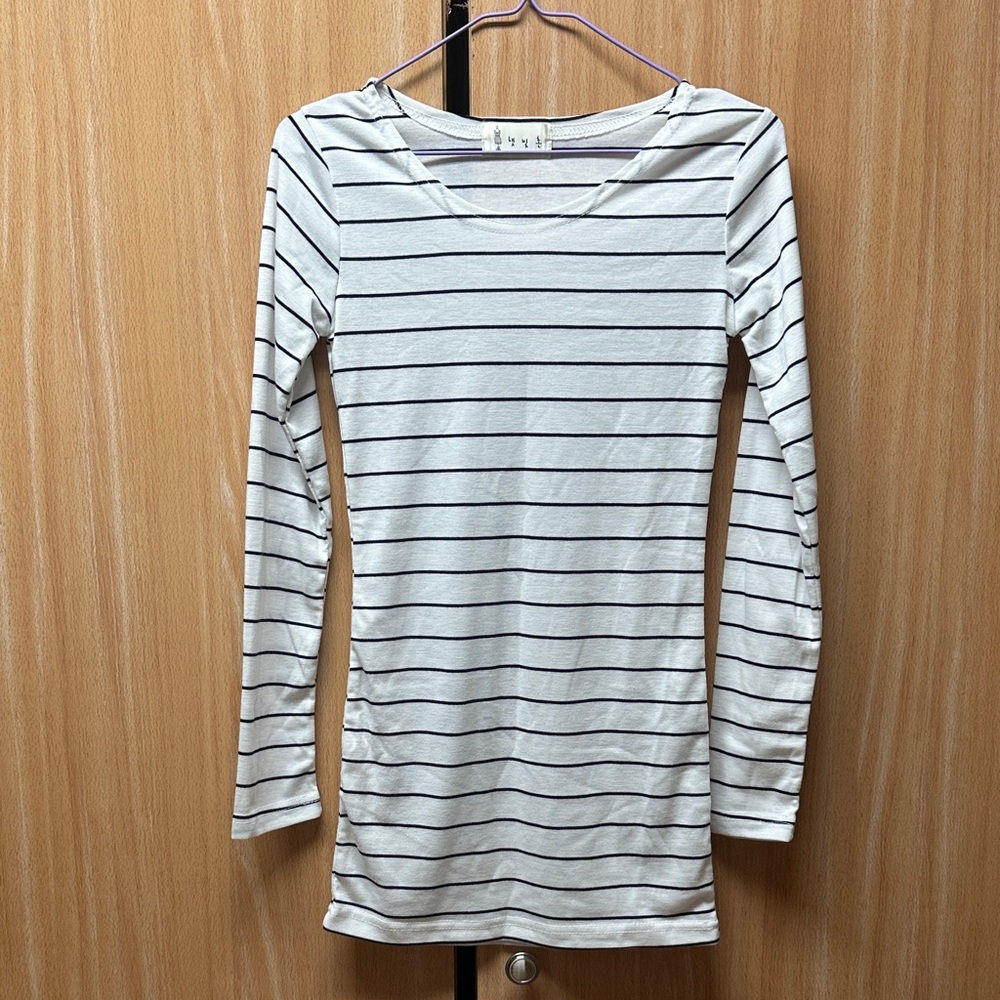 Striped Long Sleeve Top